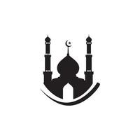 Moschee muslimische Symbol Vektor Illustration