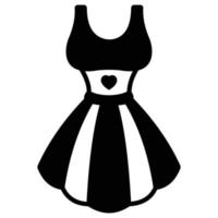 klänning som kan lätt redigera eller ändra vektor