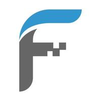 Buchstabe f-Logo-Icon-Design vektor