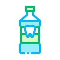 Stomatologie Zahnarzt Zahn waschen Vektor Zeichen Symbol