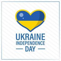 Unabhängigkeitstag in der Ukraine. feiertag in der ukraine ist der 24. august. hintergrund, plakat, karte, bannervektorillustration vektor