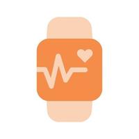 Smartwatch-Symbol solide zweifarbig vektor