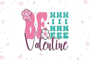 vara mina valentine dag svg design vektor