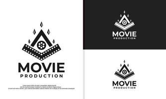 indisk film logotyp design illutration vektor