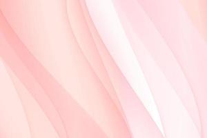 hellrosa Pastellfarbe abstrakte Kurve Hintergrunddesign neue Looks vektor