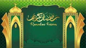 muslim ny år bakgrund i de månad av ramadan islamic illustration vektor