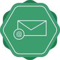 schönes G-Mail-Linienvektorsymbol vektor