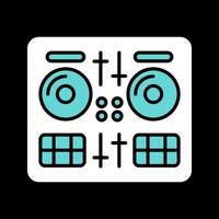 DJ-Vektorsymbol vektor