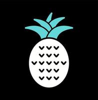 Ananas-Vektor-Symbol vektor