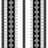 geometrisk etnisk orientalisk sömlös mönster traditionell design för bakgrund, matta, tapet, Kläder, omslag, batik, tyg, vektor, illustration, broderi stil. vektor