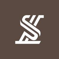 sph-Buchstaben-Logo-Design vektor