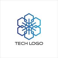 teknisk logotypdesign vektor