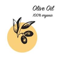 Olivenarrangements im Vektor