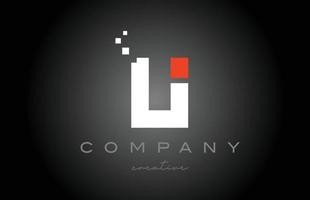 u-Punkte-Alphabet-Buchstaben-Logo-Icon-Design. Vorlagendesign für Unternehmen oder Unternehmen vektor
