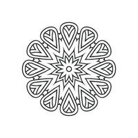 islamische Mandala-Hintergrundvektorillustration vektor
