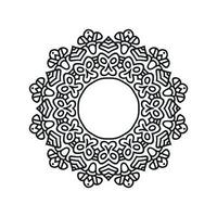 Mandala-Muster-Design-Hintergrund-Vektor-Illustration vektor