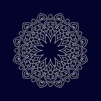 islamische Mandala-Hintergrundvektorillustration vektor