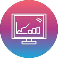 Vektorsymbol für statistische Diagramme vektor