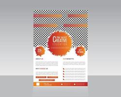 Business- oder Corporate-Flyer-Design vektor