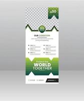 Natur-Rollup-Banner vektor