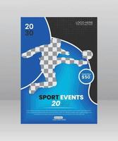 Design von Sport-Flyer-Vorlagen vektor