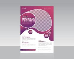 Corporate- oder Business-Flyer-Template-Design vektor