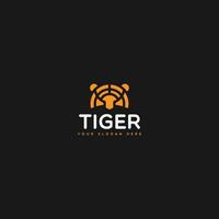 Tiger-Logo-Vektor vektor