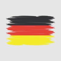 Tyskland flagga borsta vektor