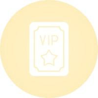 VIP-Pass-Vektor-Symbol vektor