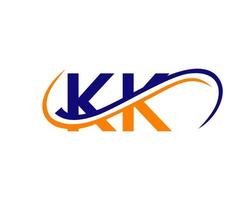 Buchstabe k-Logo-Design für Finanz-, Entwicklungs-, Investitions-, Immobilien- und Verwaltungsgesellschaftsvektorvorlage vektor