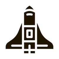 space-shuttle-raumschiff-symbol-illustration vektor