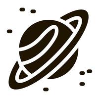 saturn planet ring symbol illustration vektor