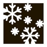 snö flingor ikon vektor symbol illustration