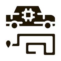 Auto-Navigationssymbol-Vektor-Symbol-Illustration vektor