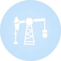 Pumpjack-Vektorsymbol vektor