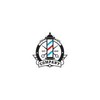 Barbershop-Logo-Vektordesign vektor