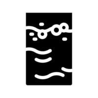 Colostrum Mutterflüssigkeit Symbol Vektor Glyph Illustration