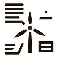 Parsing Studie Windmühle Symbol Vektor Illustration