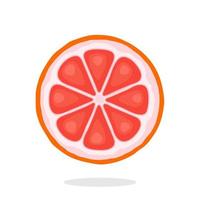 Scheibe Grapefruit vektor