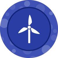 Symbol für Windmühlenvektor vektor