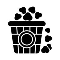 Popcorn-Vektor-Symbol vektor