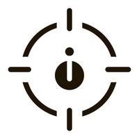 insekt mål ikon vektor glyf illustration