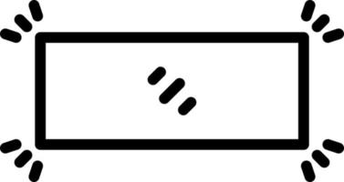 Liniensymbol für Kanten vektor