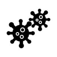 Covid-Virus-Vektorsymbol vektor