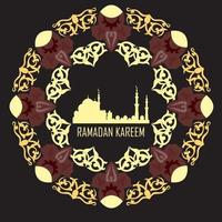Ramadan Kareem-Vektoren vektor