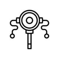 Rasseltrommel-Symbol für Ihre Website, Ihr Handy, Ihre Präsentation und Ihr Logo-Design. vektor