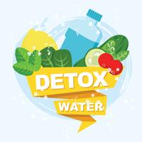 Detox Wasser Vektor