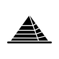 Symbol für Pyramidenvektor vektor