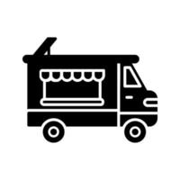 Bäckerei-LKW-Vektor-Symbol vektor