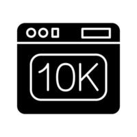 10k-Vektorsymbol vektor